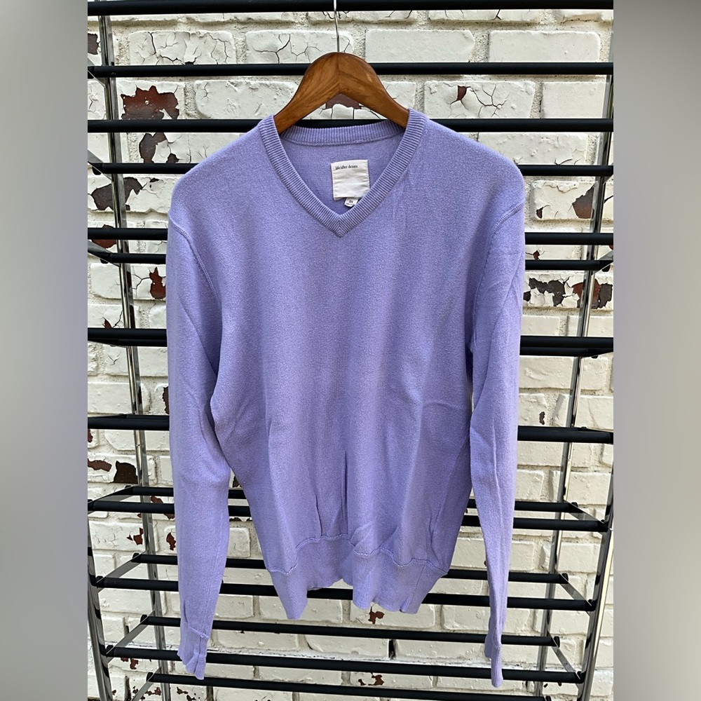 Life/After Denim Purple V-Neck Sweater
